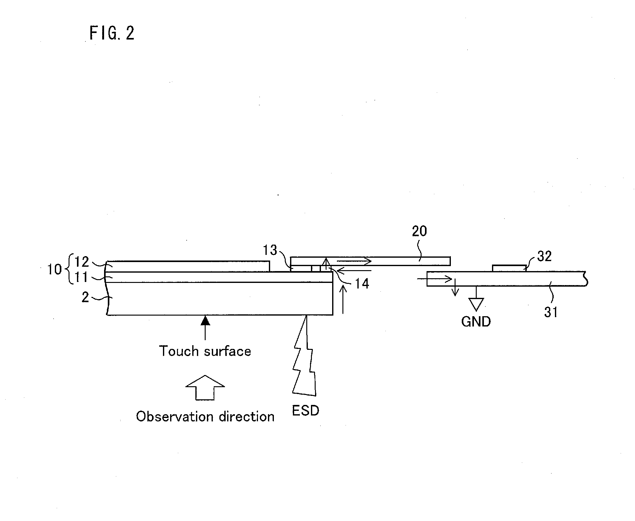 Touch panel substrate