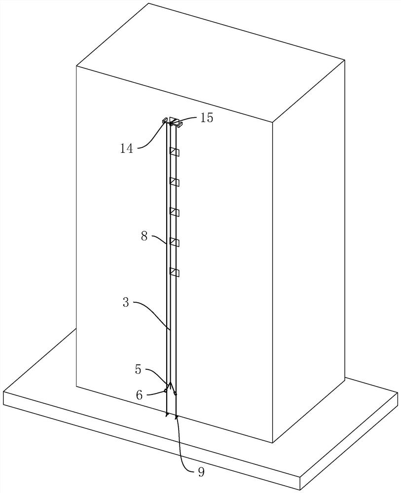 Installation method of pressurized fan for building smoke exhaust system