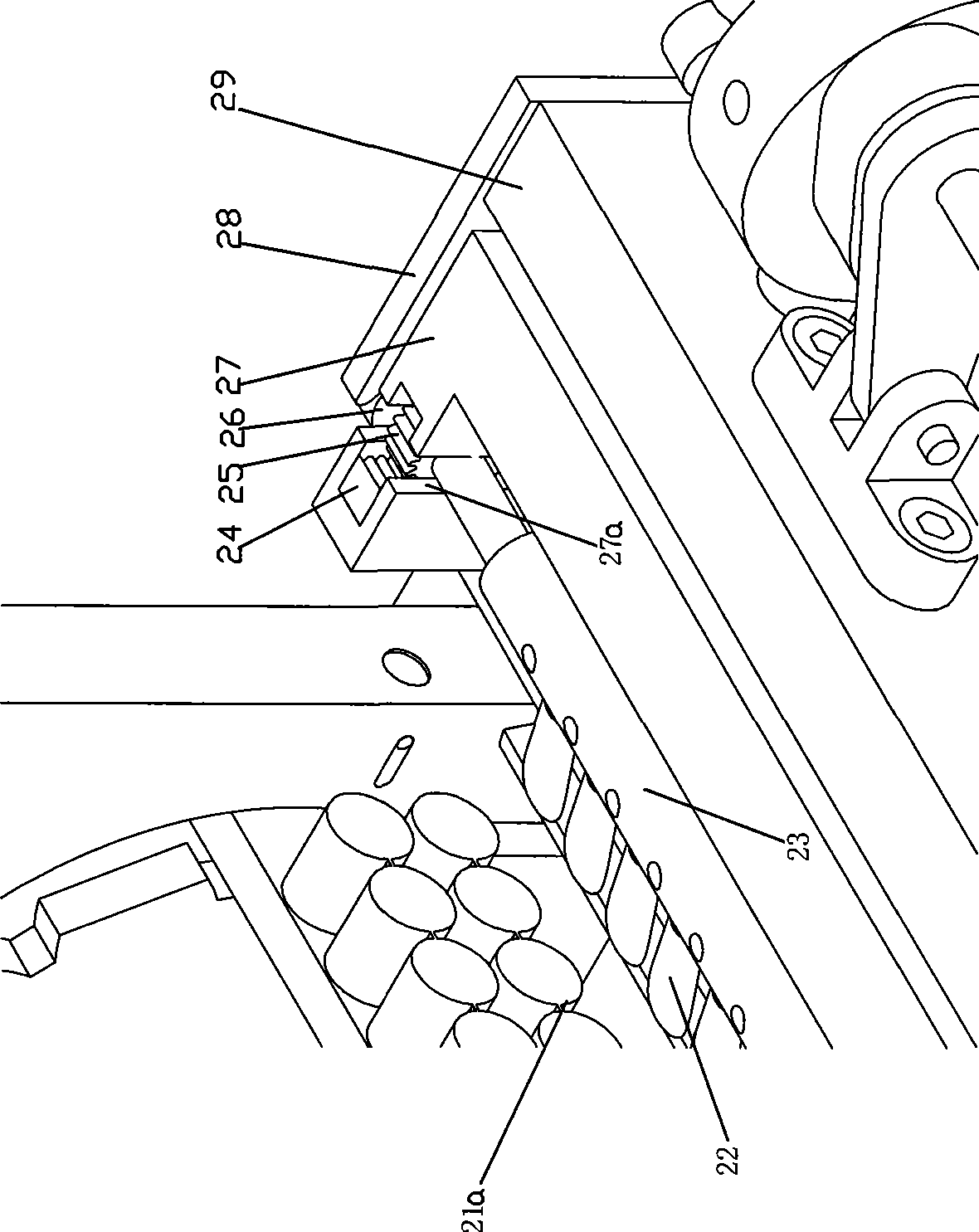 Royal jelly digging machine