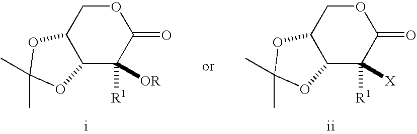 Process for preparing a synthetic intermediate for preparation of branched nucleosides