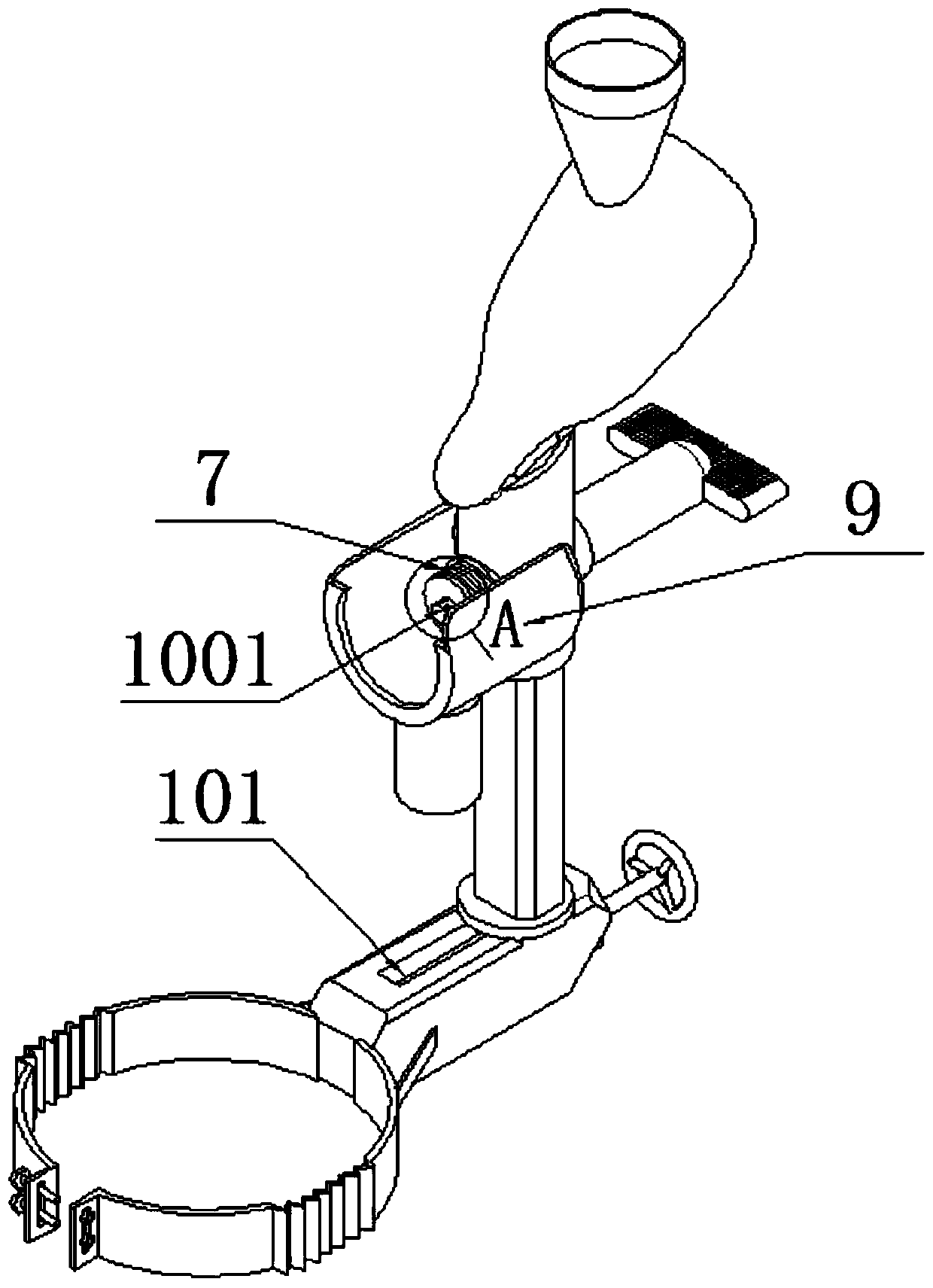 A kind of impurity removal device for sewage treatment