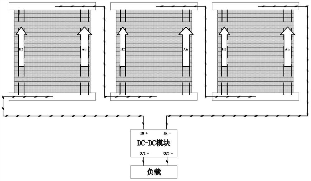 Multi-stack integrated long-life fuel cell system