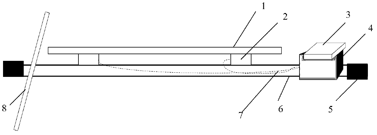 Apparatus for measuring stem intensity of crops in colony plantation