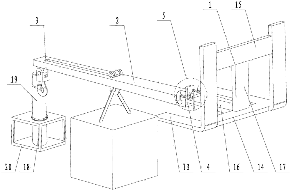 Forklift hoisting tool and hoisting method thereof