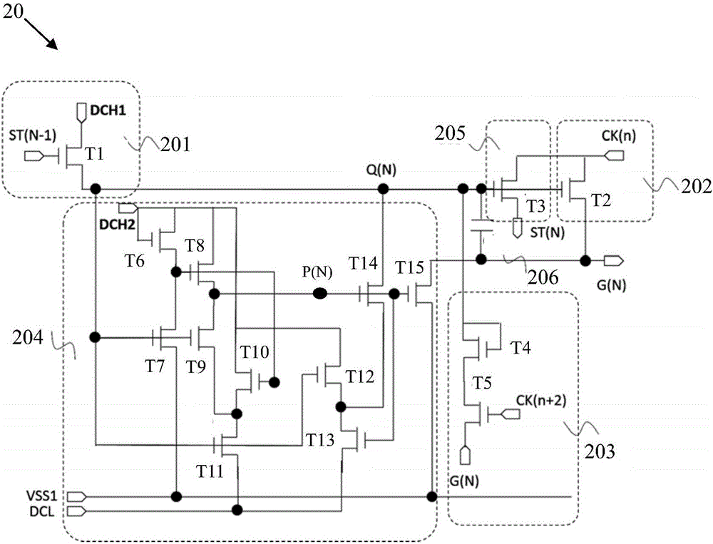 Scanning driving circuit