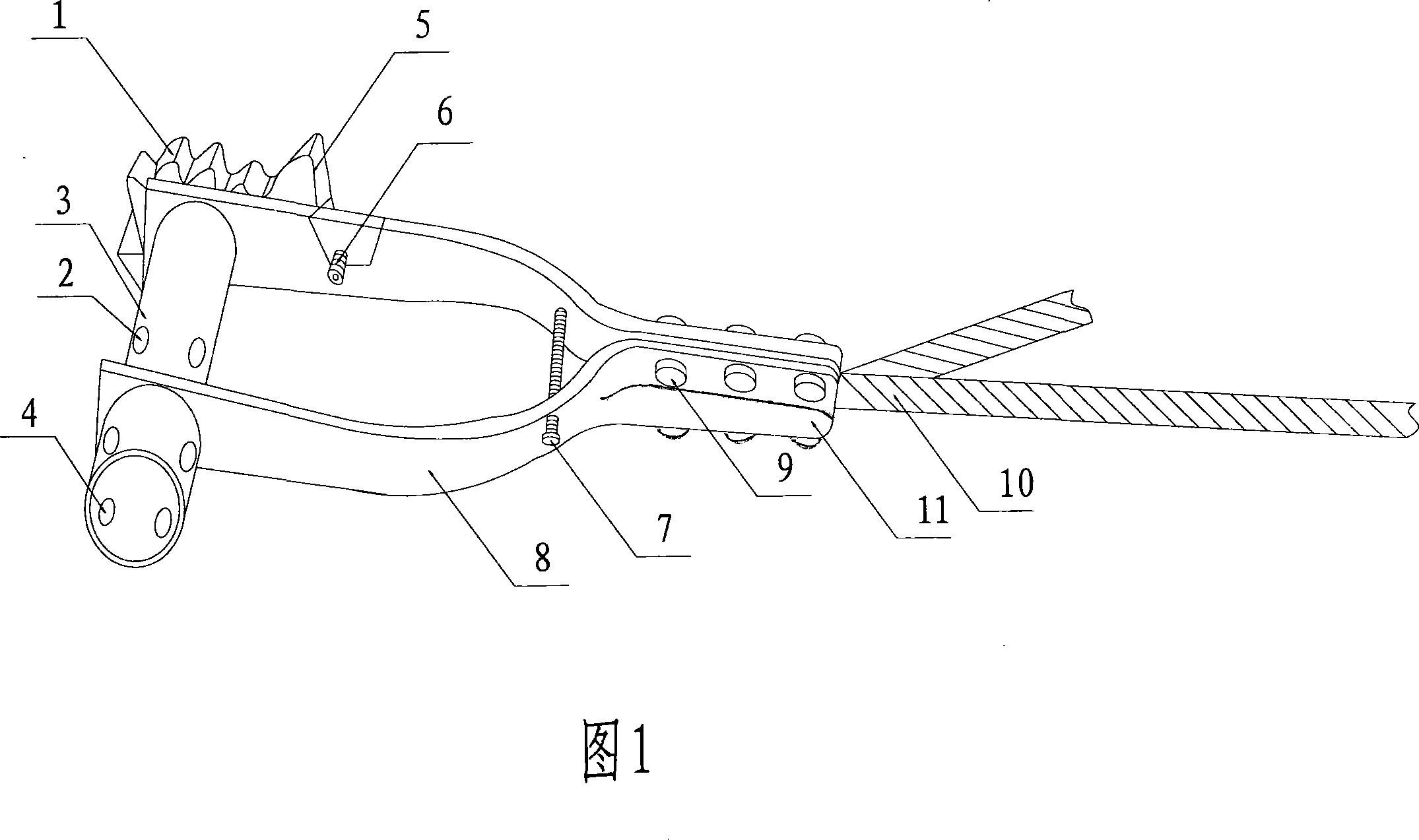 Steel-wire fastener