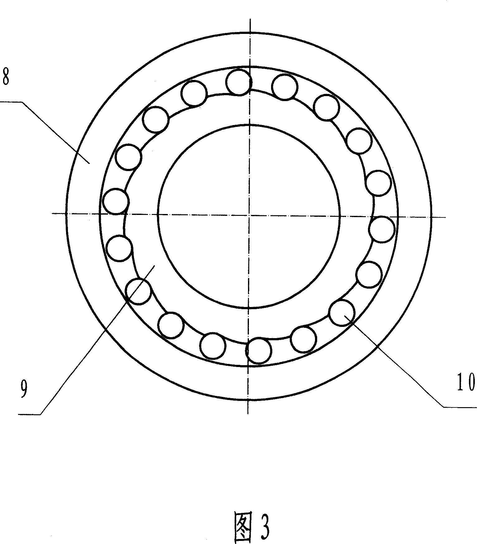 Motor vehicle hub driving device