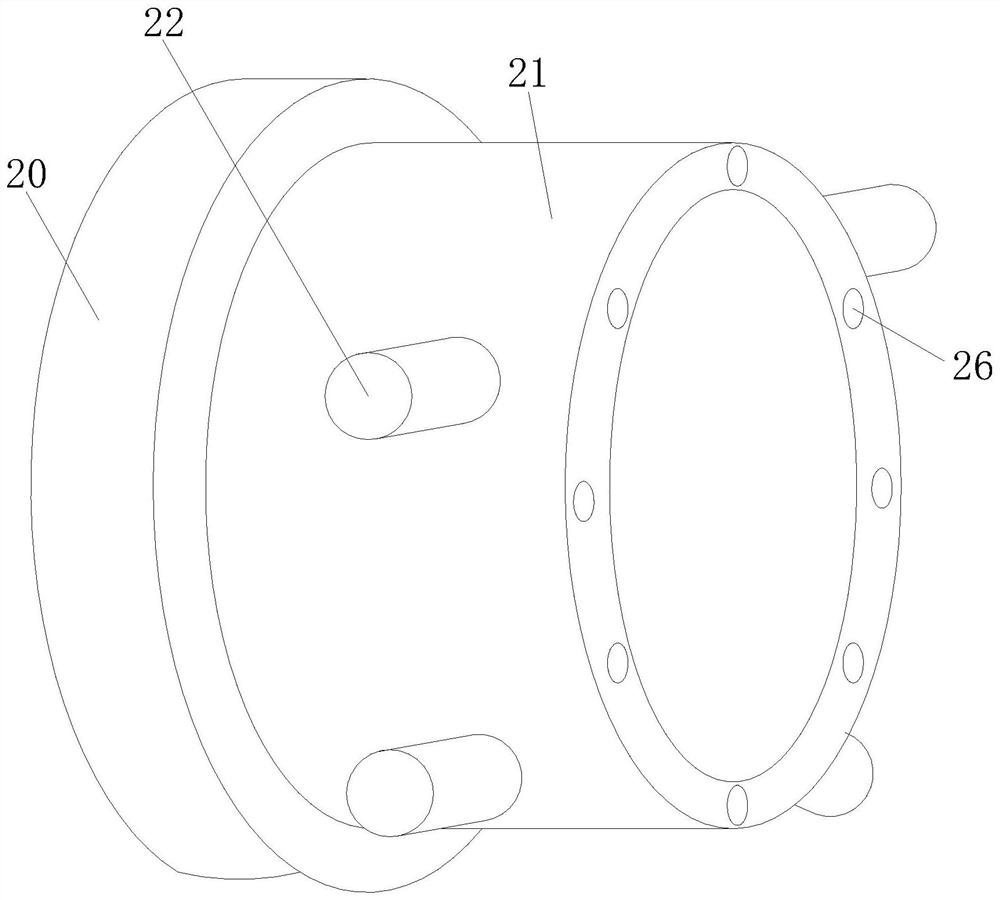 Pipe cutting device for municipal road engineering