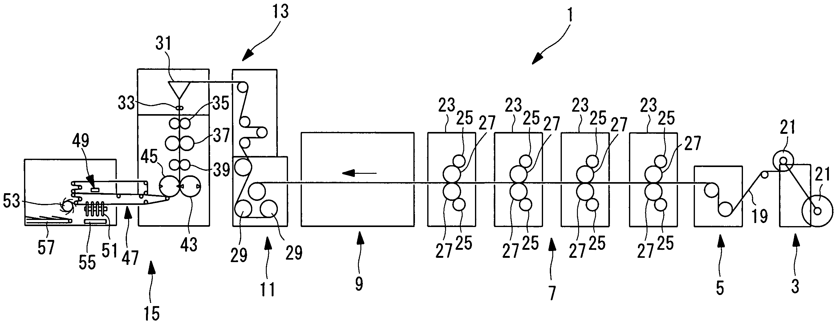 Folding machine and printing machine using same