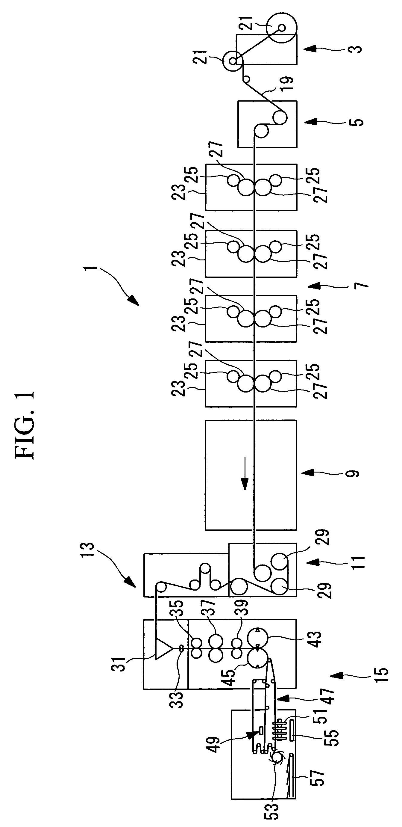 Folding machine and printing machine using same