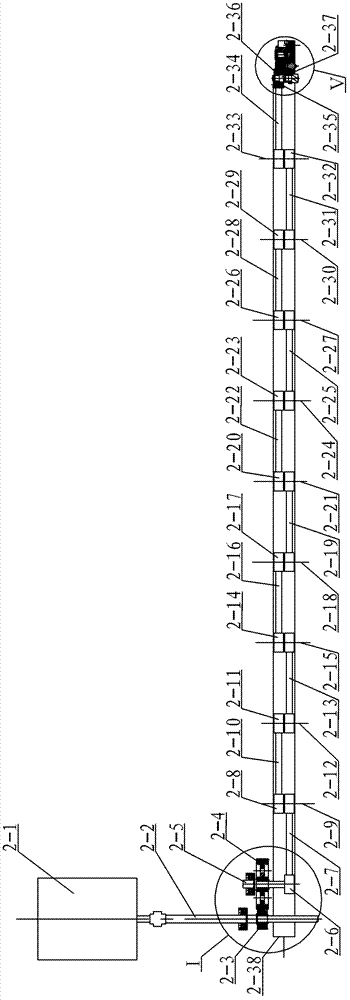 Numerical-control drilling machine for machining inner blind hole of oil-production perforation gun tube body