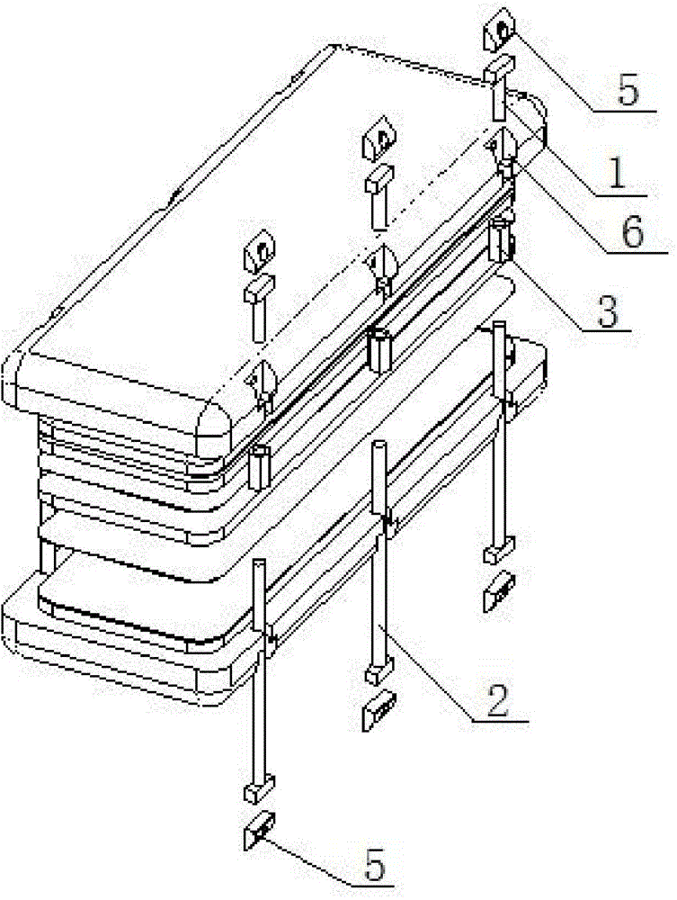 Fuel cell stack fixed structure convenient for adjustment