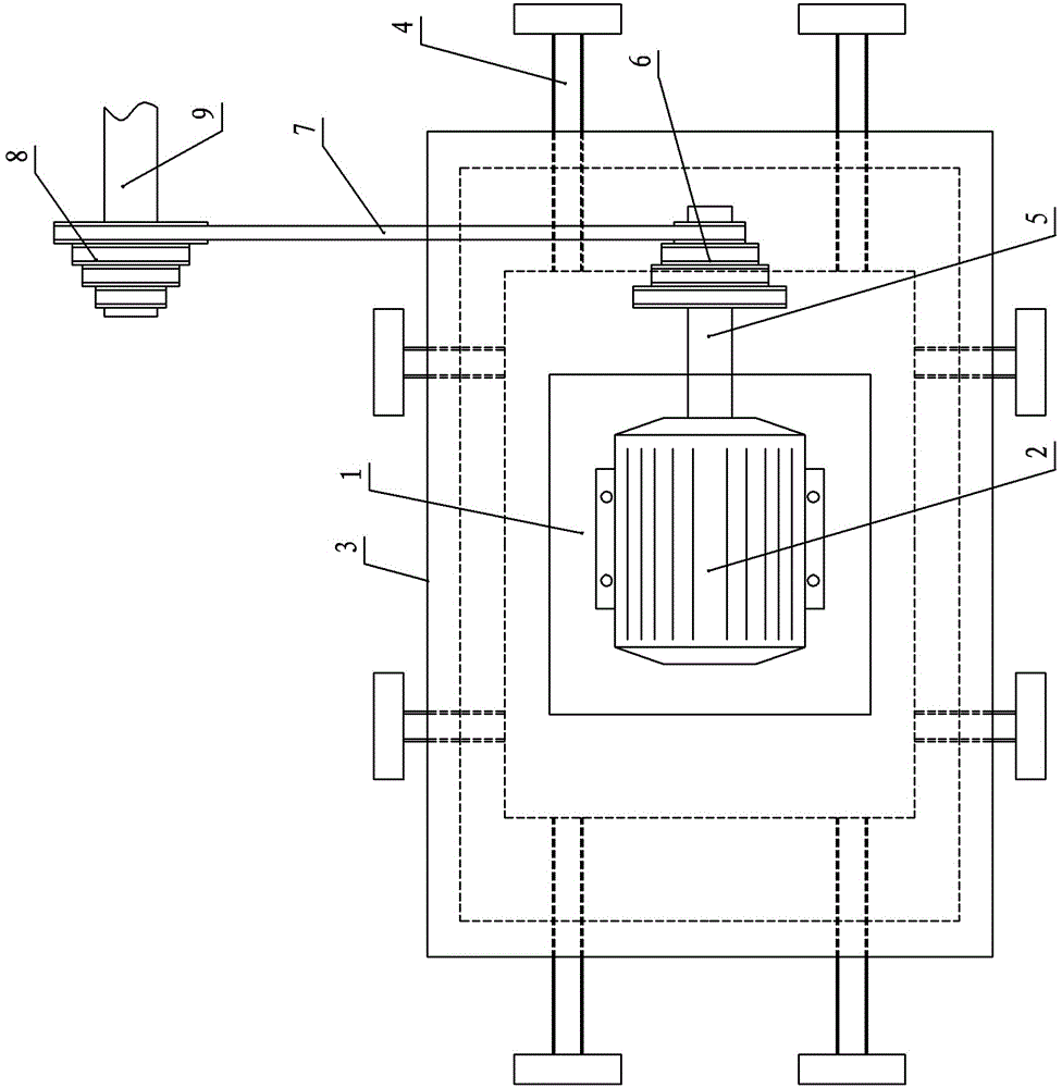 Variable-stroke-frequency device of beam pumping unit