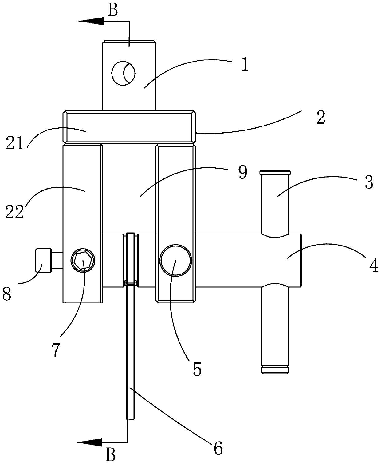 Enameled wire paint film tensile test clamp device