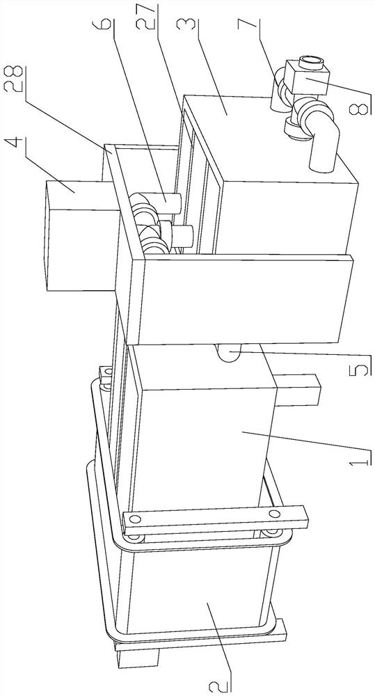 Industrial wastewater treatment device