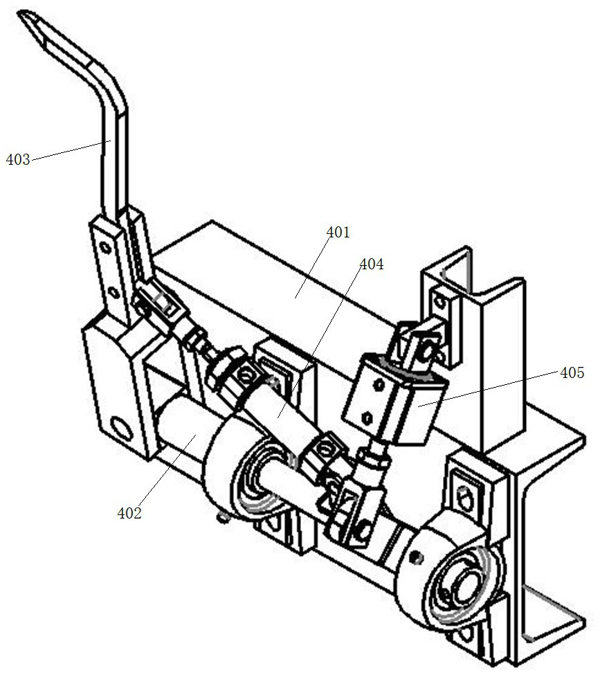 Automatic plate arranging machine for electrolytic manganese cathode plates