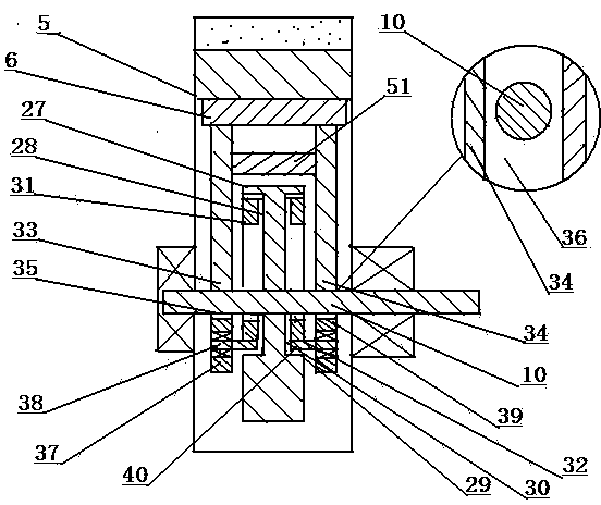 Fluid dynamic machine with turning wheel transmission piston speed-changing mechanism