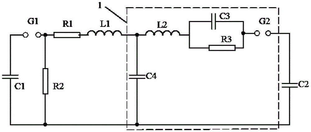 Lightning impulse test system and method for electric equipment