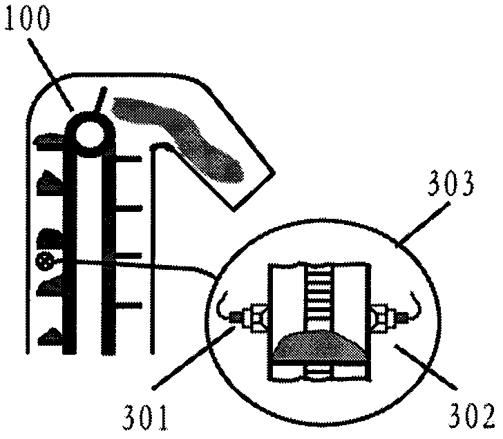 Grain yield distribution information measurement method and device