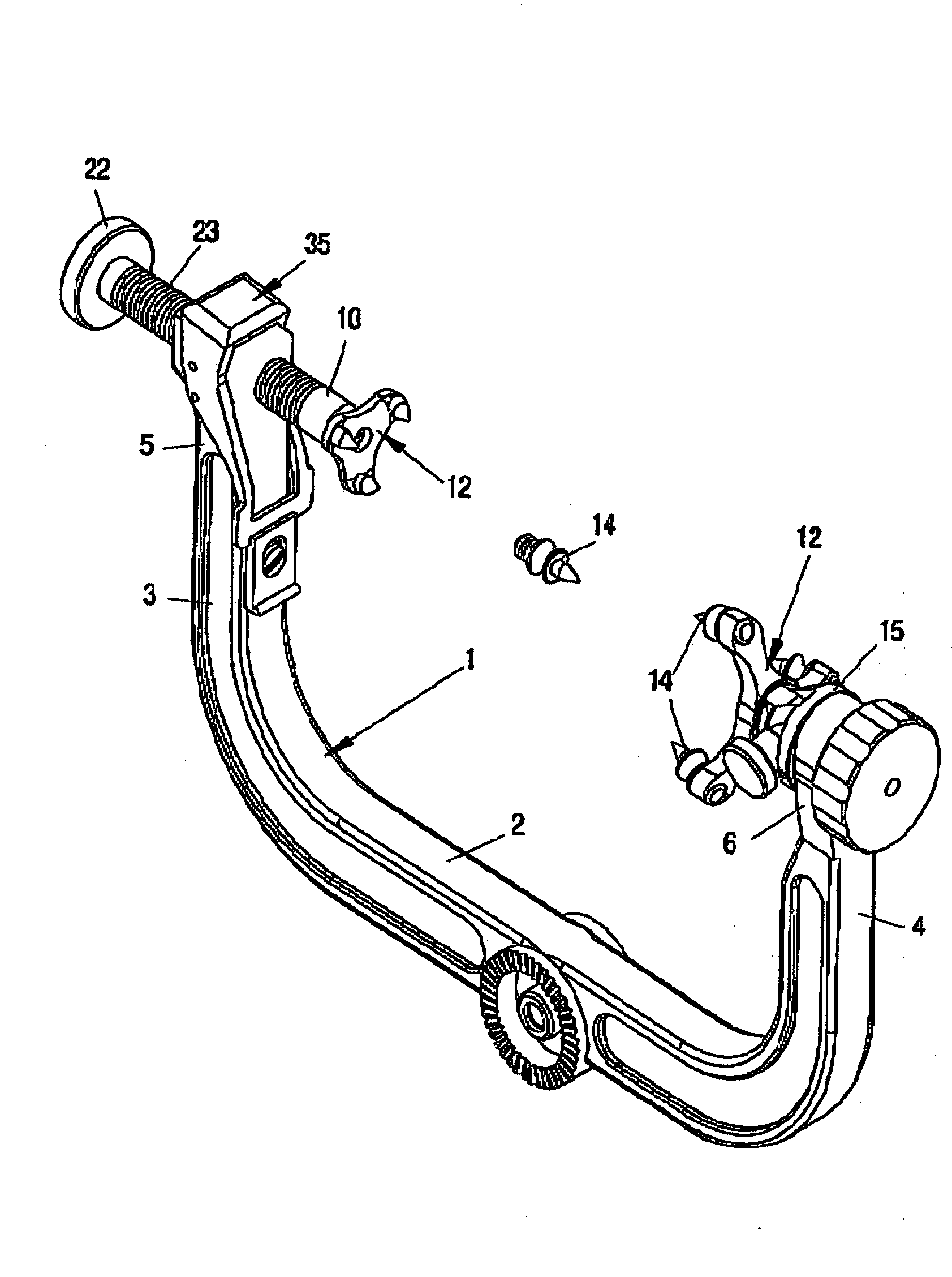 Surgical head clamp