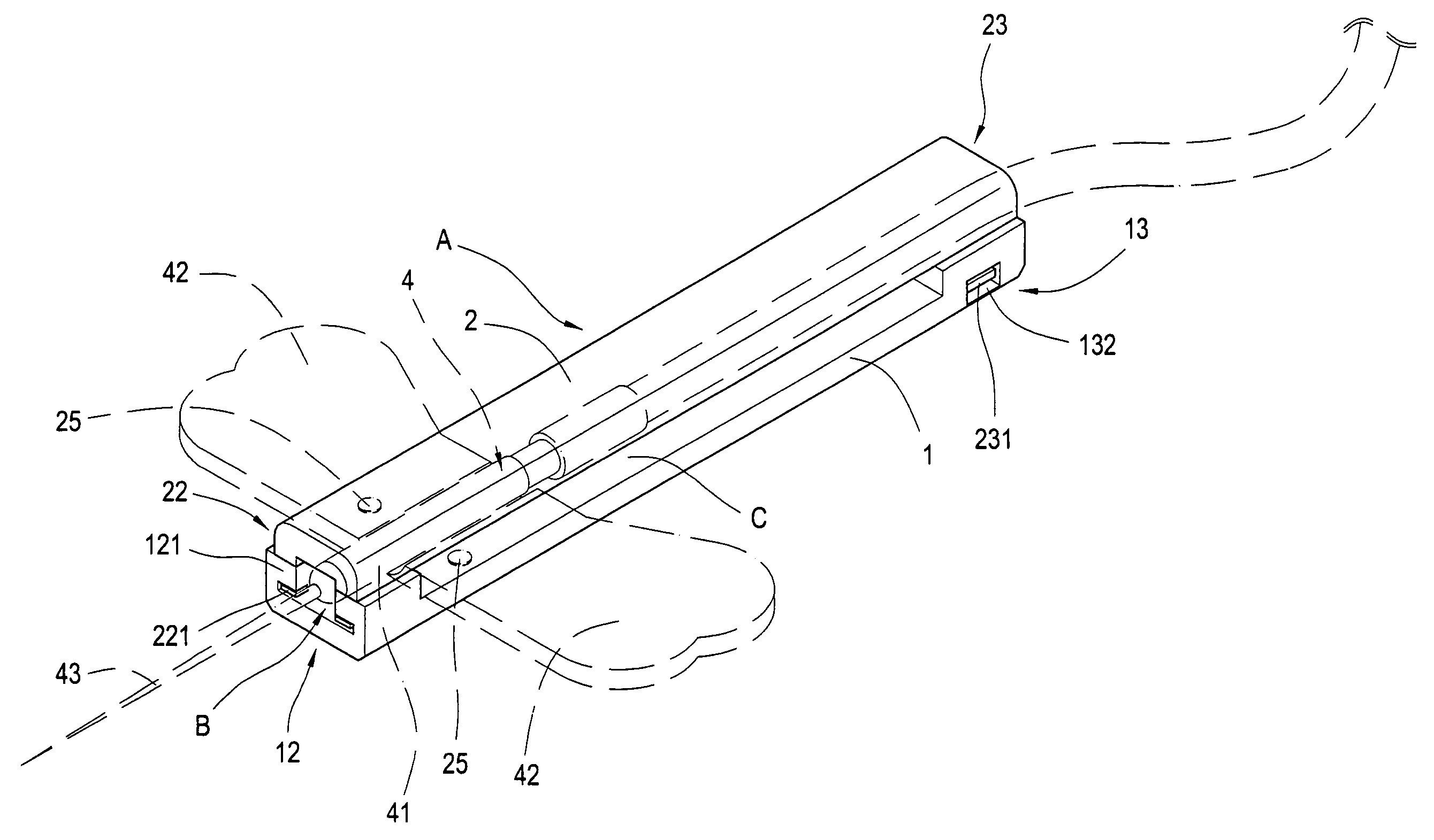 Safety device of butterfly needle