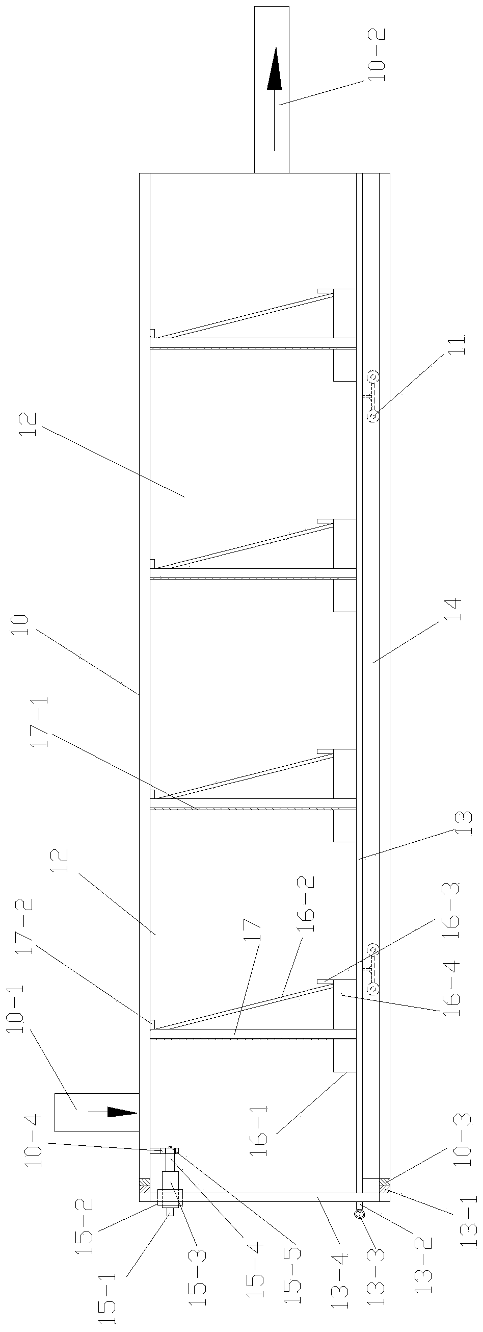 Device and method for quickly purifying fire smoke from mine roadway