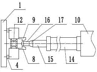 Push rod type feeding device