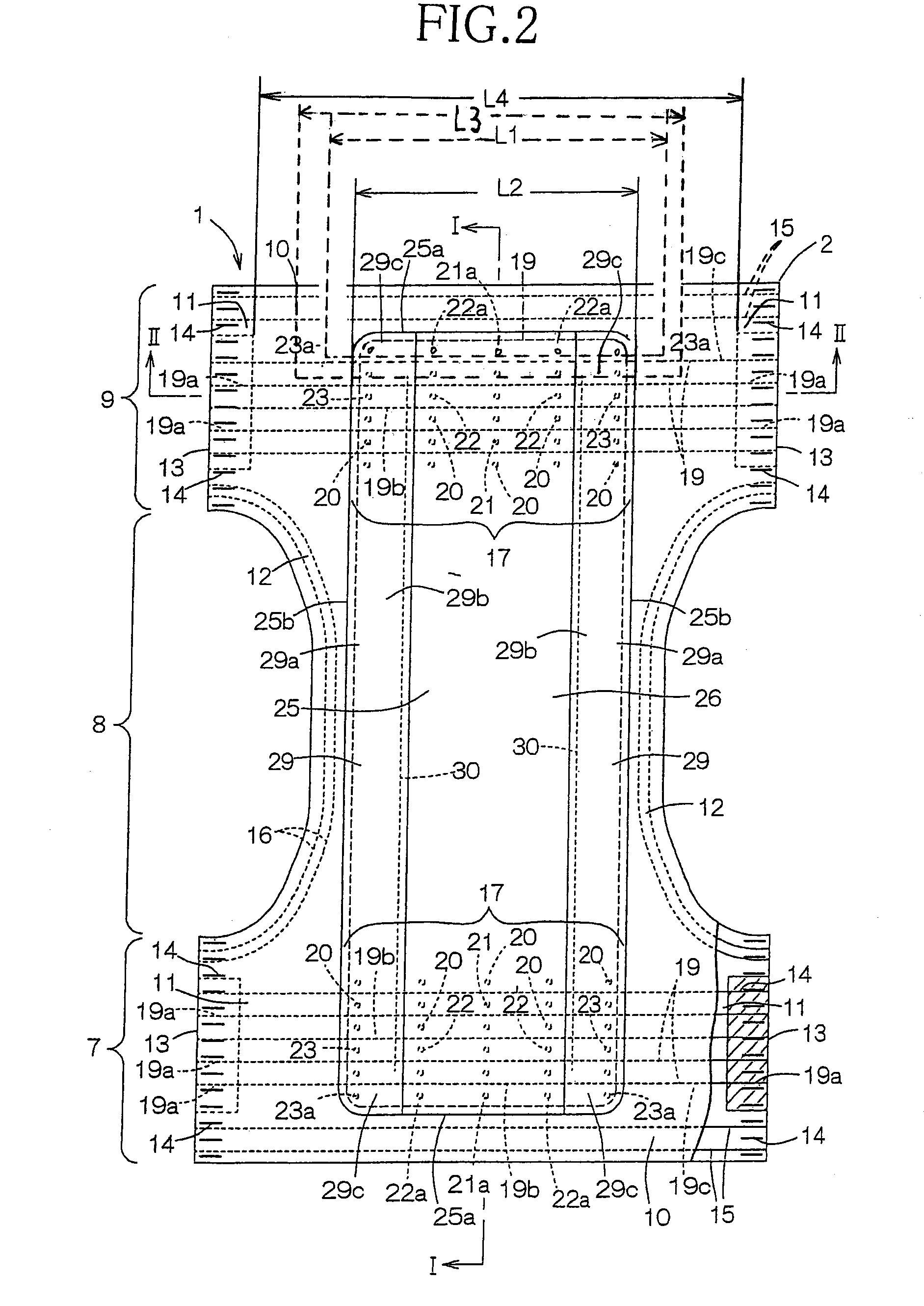 Pull-on disposable wearing article