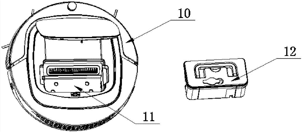 Water tank circuit of cleaning device, cleaning device and cleaning device water tank control method