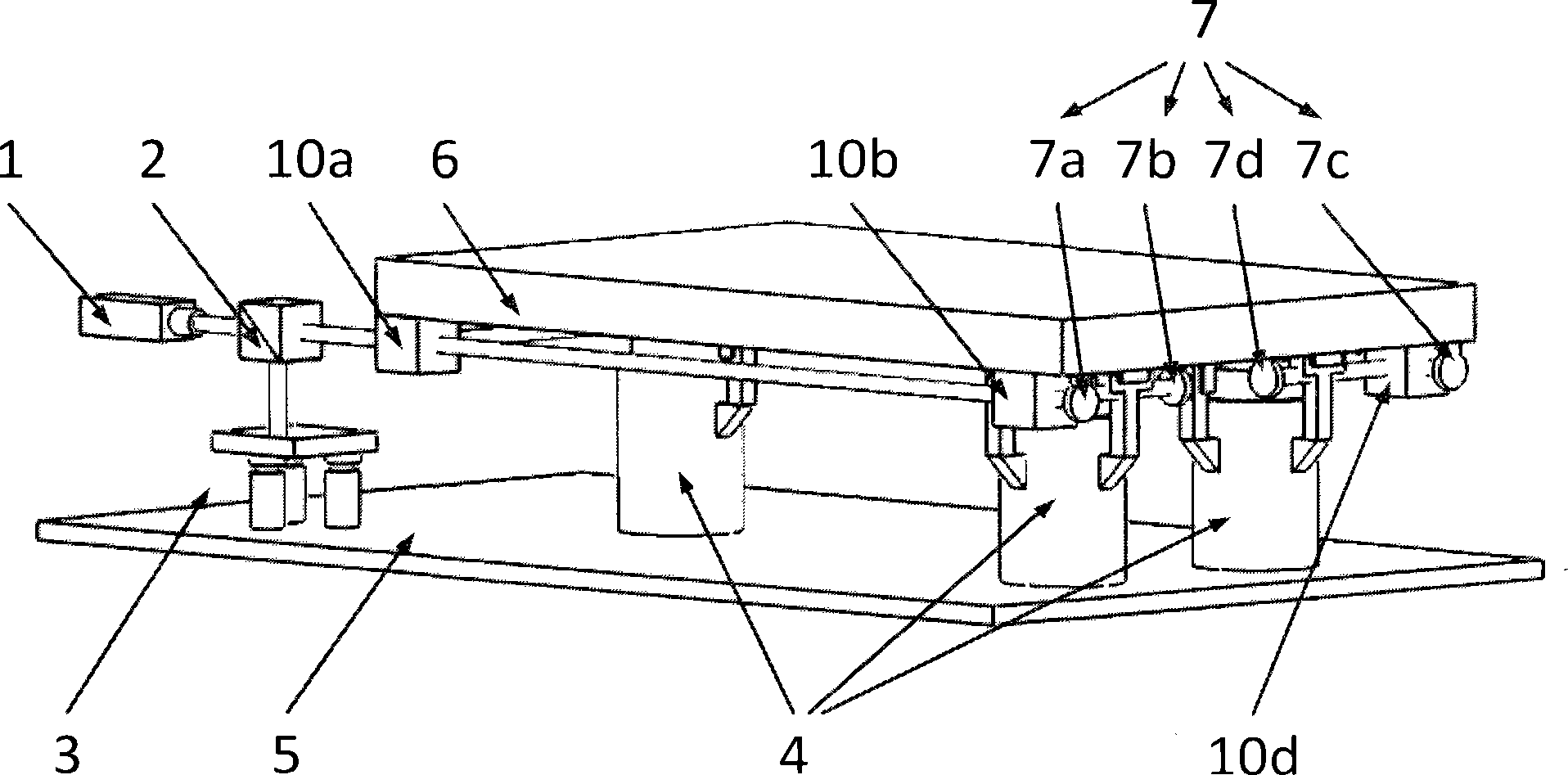 Gas magnetic vibration isolation platform based on air floatation zero position benchmark and laser auto-collimation measurement