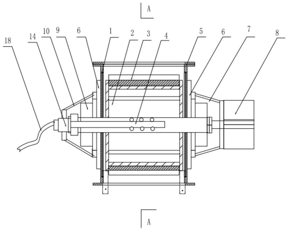 A pellet metering device