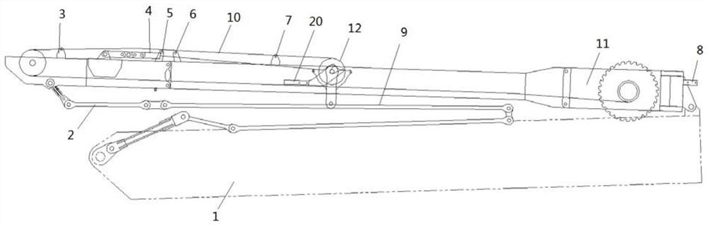 Superlift device of engineering machine and engineering machine