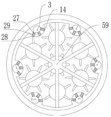 Thermal expansion cooling fission type mining machinery crushing device