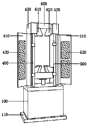 Synthetical stiffness testing device for servo valve armature assembly