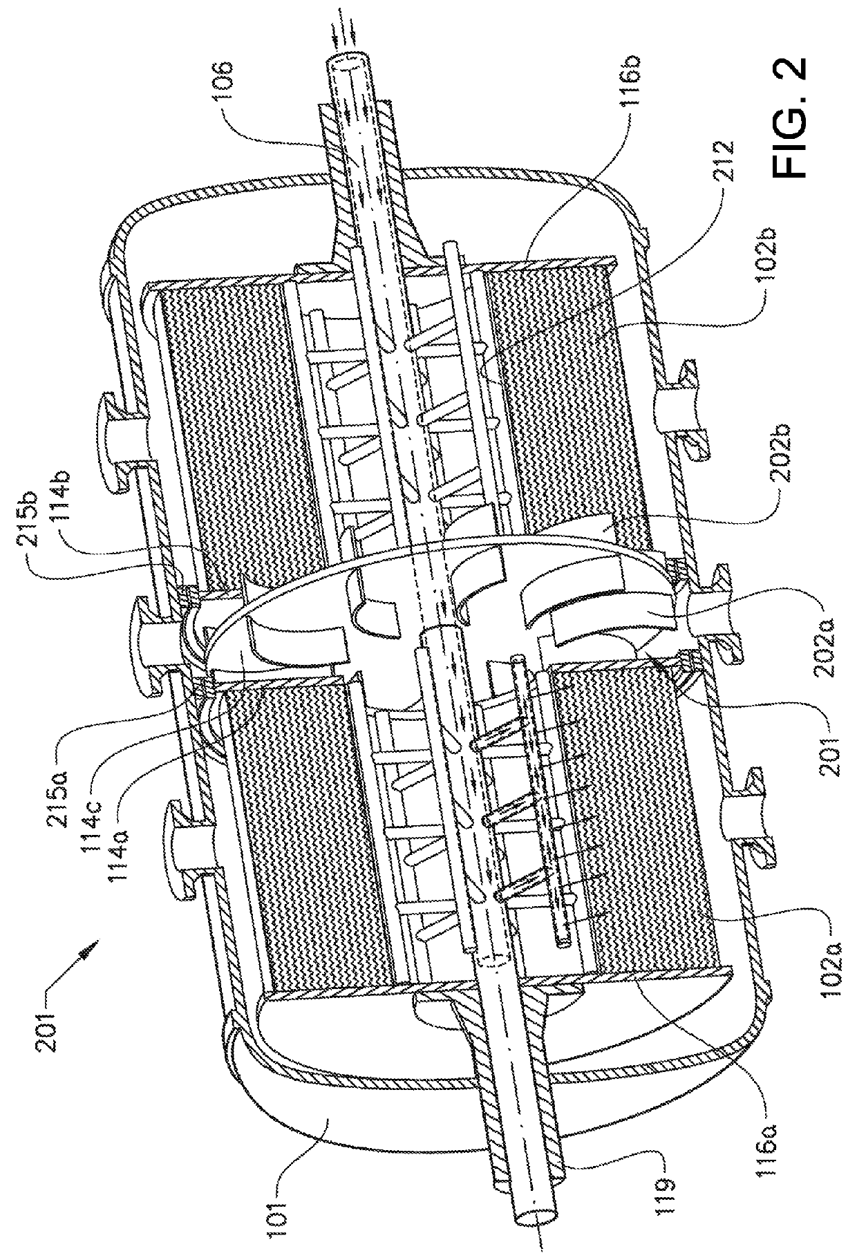 Method and absorber for removal of acid gas from natural gas