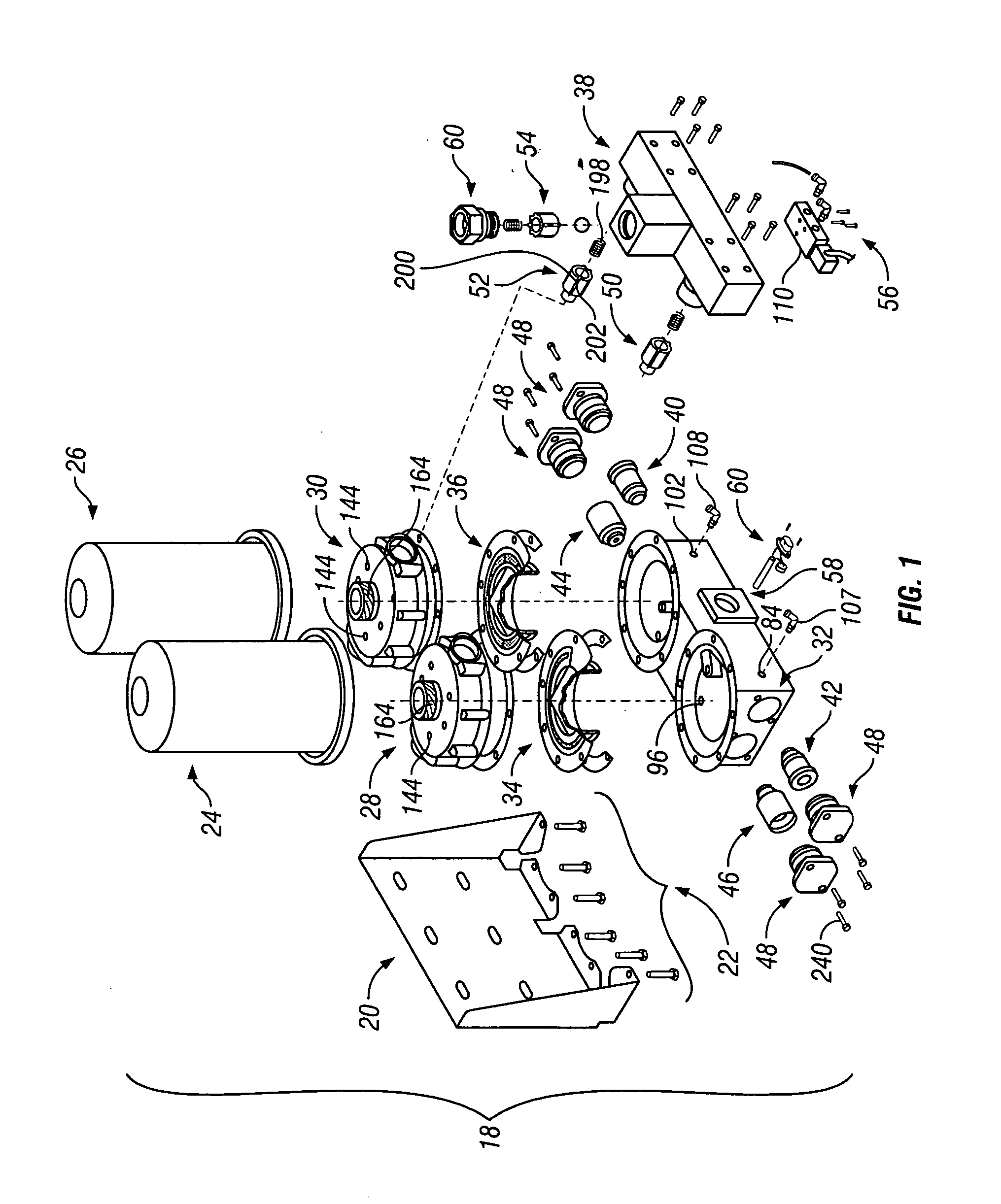 Dual cartridge air dryer with oil separator and readily changeable valves