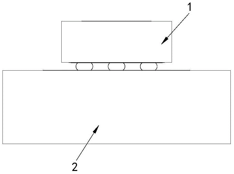 High-speed ingaas photodetector chip flip-chip integration structure and manufacturing method