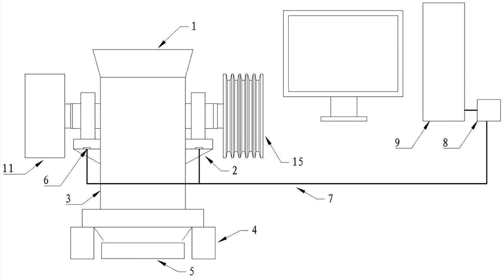 A miniature jaw crusher with monitoring