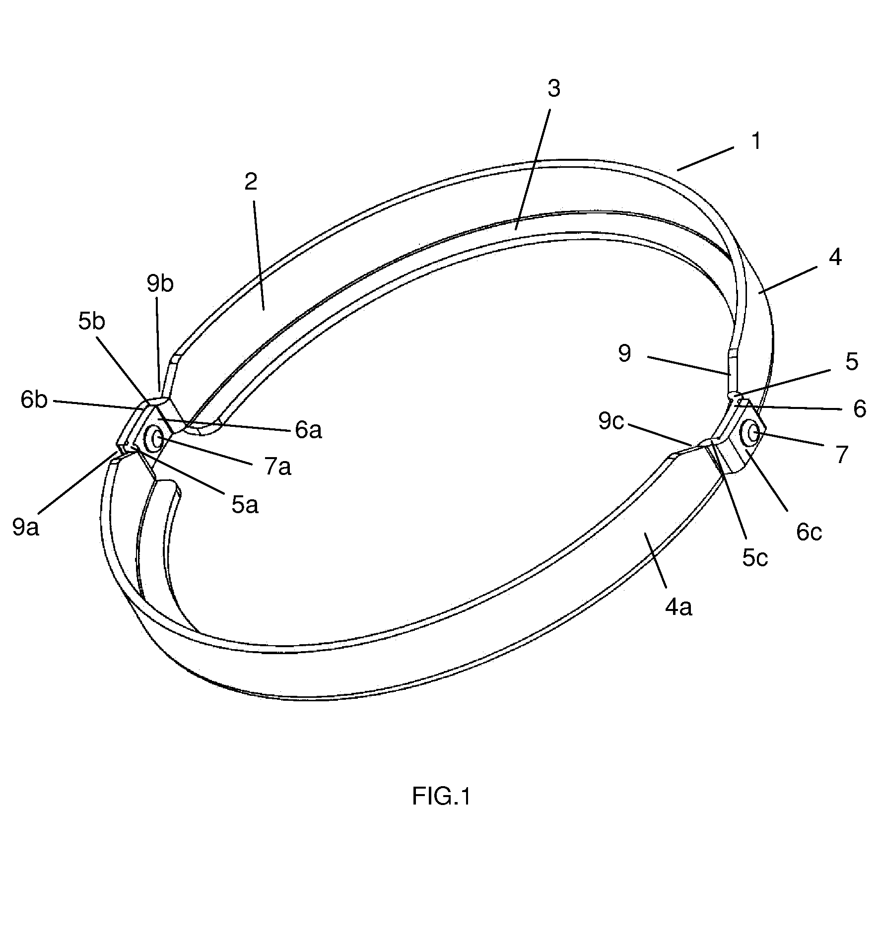 Clamp band for spring brakes