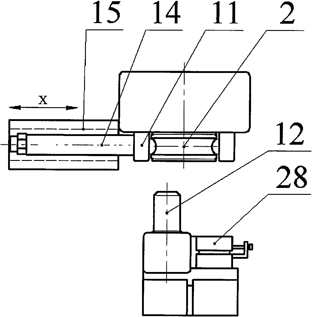 Comparative measurement method-based multi-parameter vision measurement system of inner ring of bearing