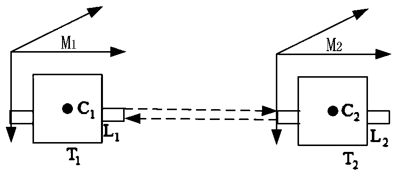 Target pose measurement system and method based on feature point position correction