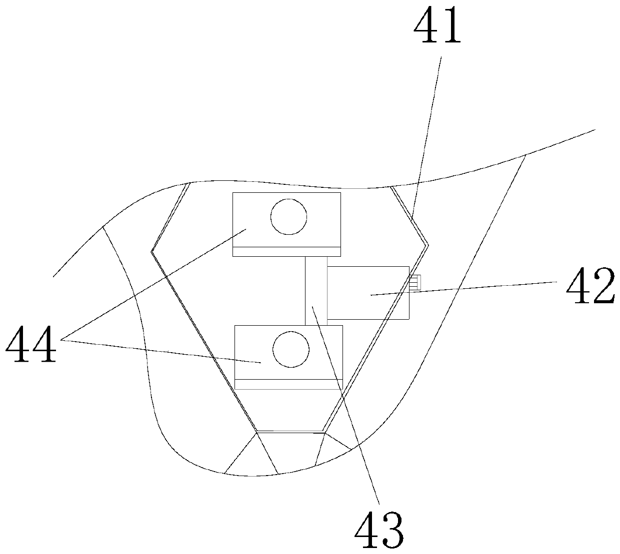 Building tilt monitoring warning infrared gradienter with adjustable rays