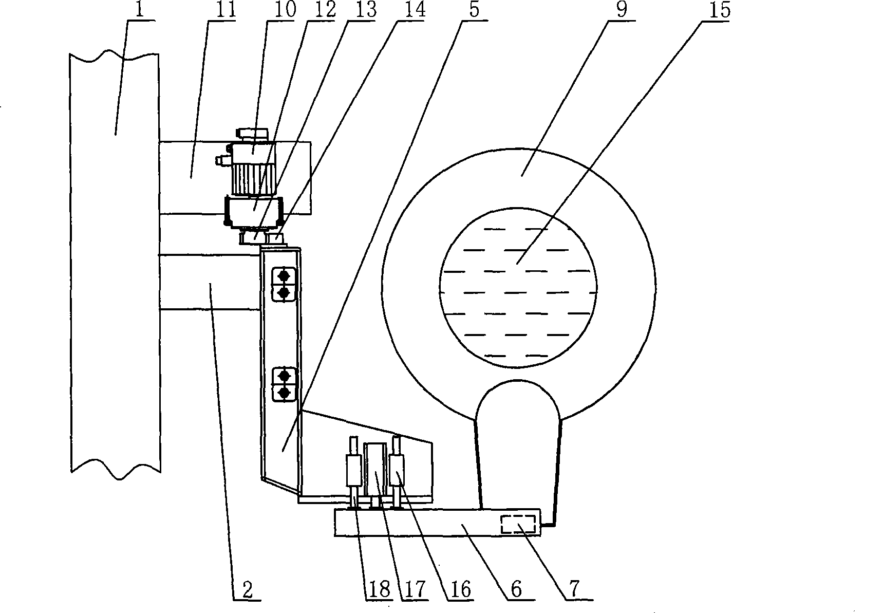 Pouring ladle with controlling mechanism of iron water flow