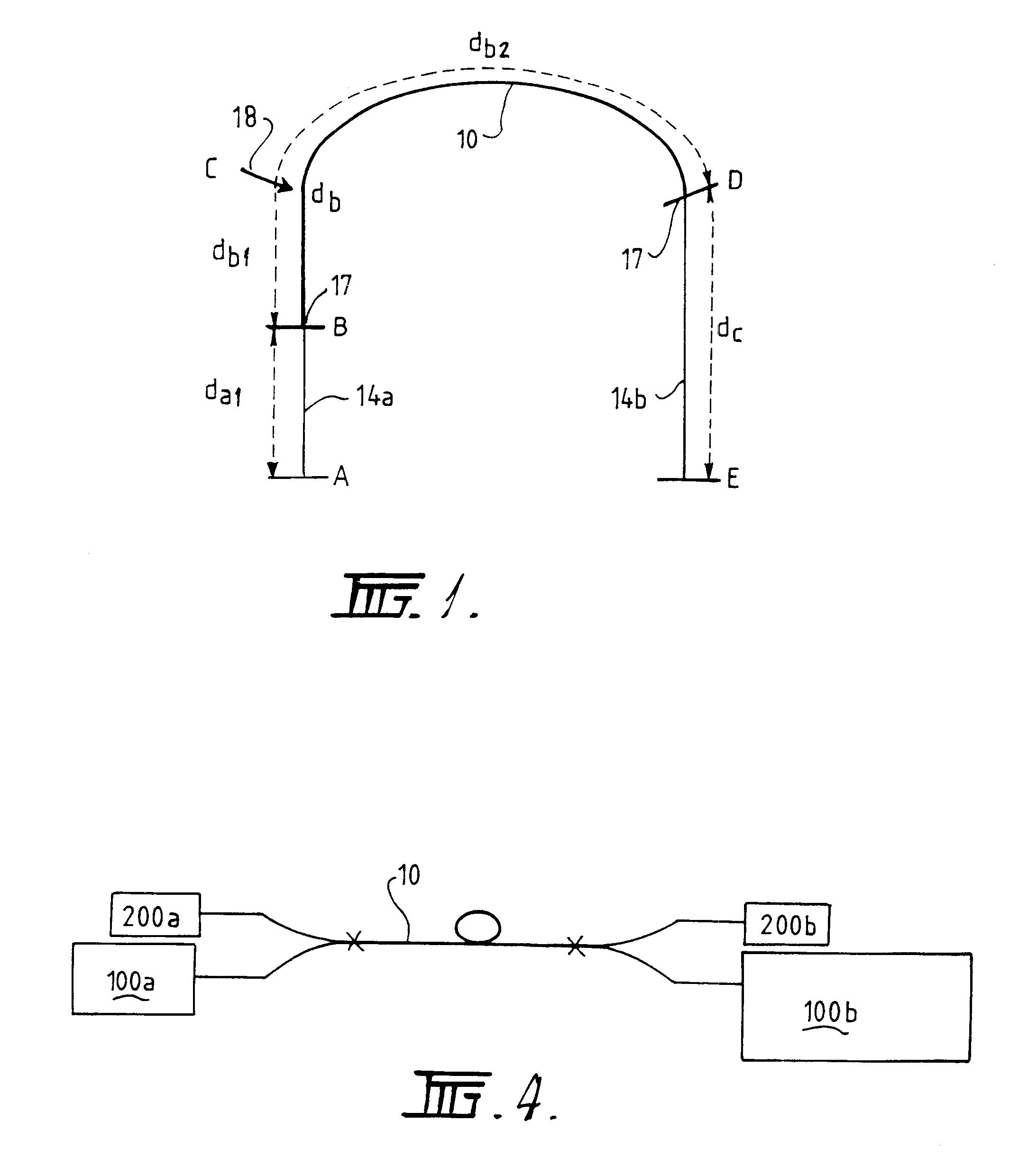 Apparatus and method for monitoring a structure using a counter-propagating signal method for locating events