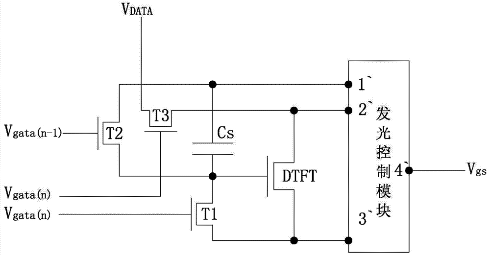 Pixel circuit, pixel circuit driving method and thin film transistor backplane