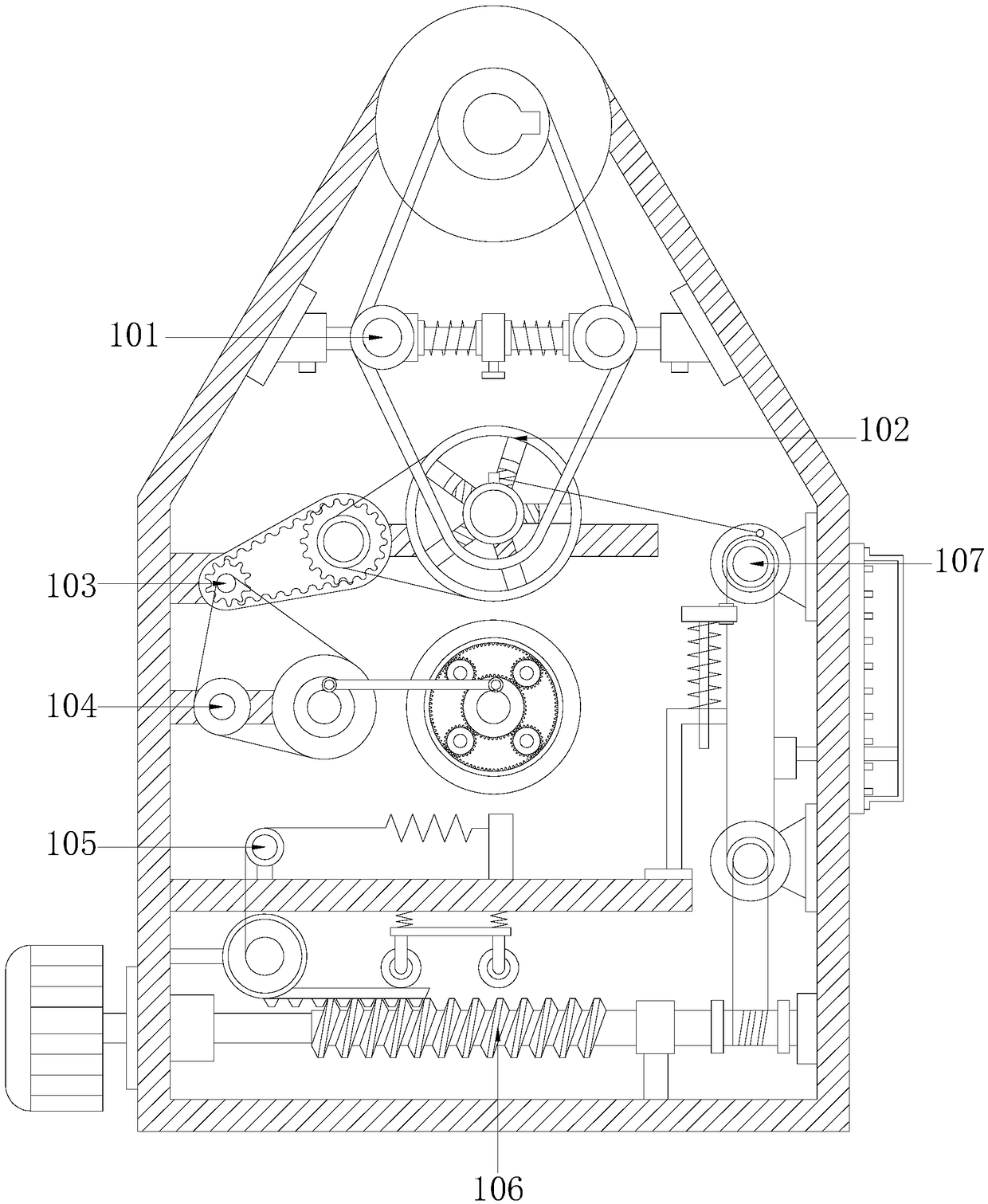 Small waterwheel equipment for hydroelectric power generation