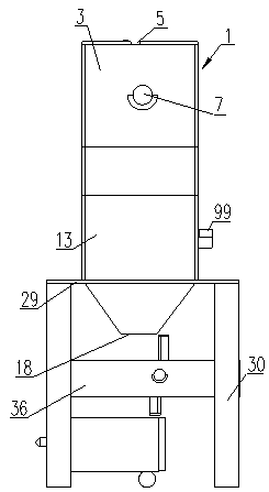 Wood-based panel smashing device