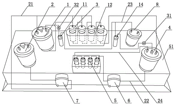 Intelligent separation system and method for microbes in cavity contents