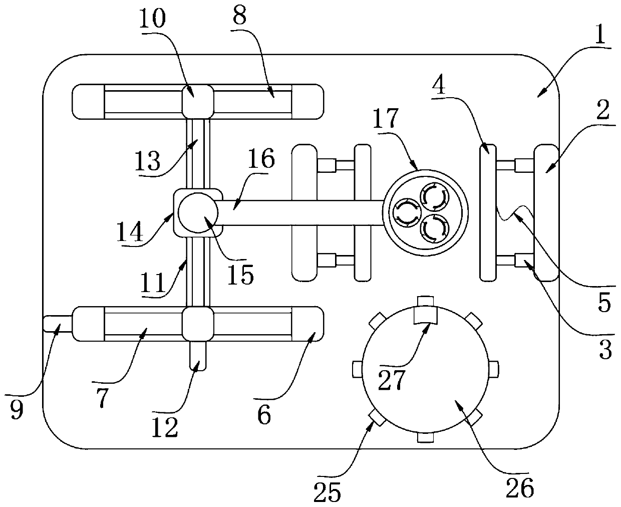 Processing method of manual chip mounter