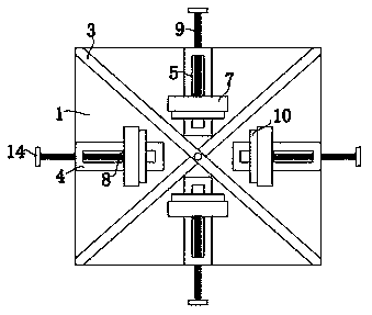 Building steel plate fixing device and using method thereof